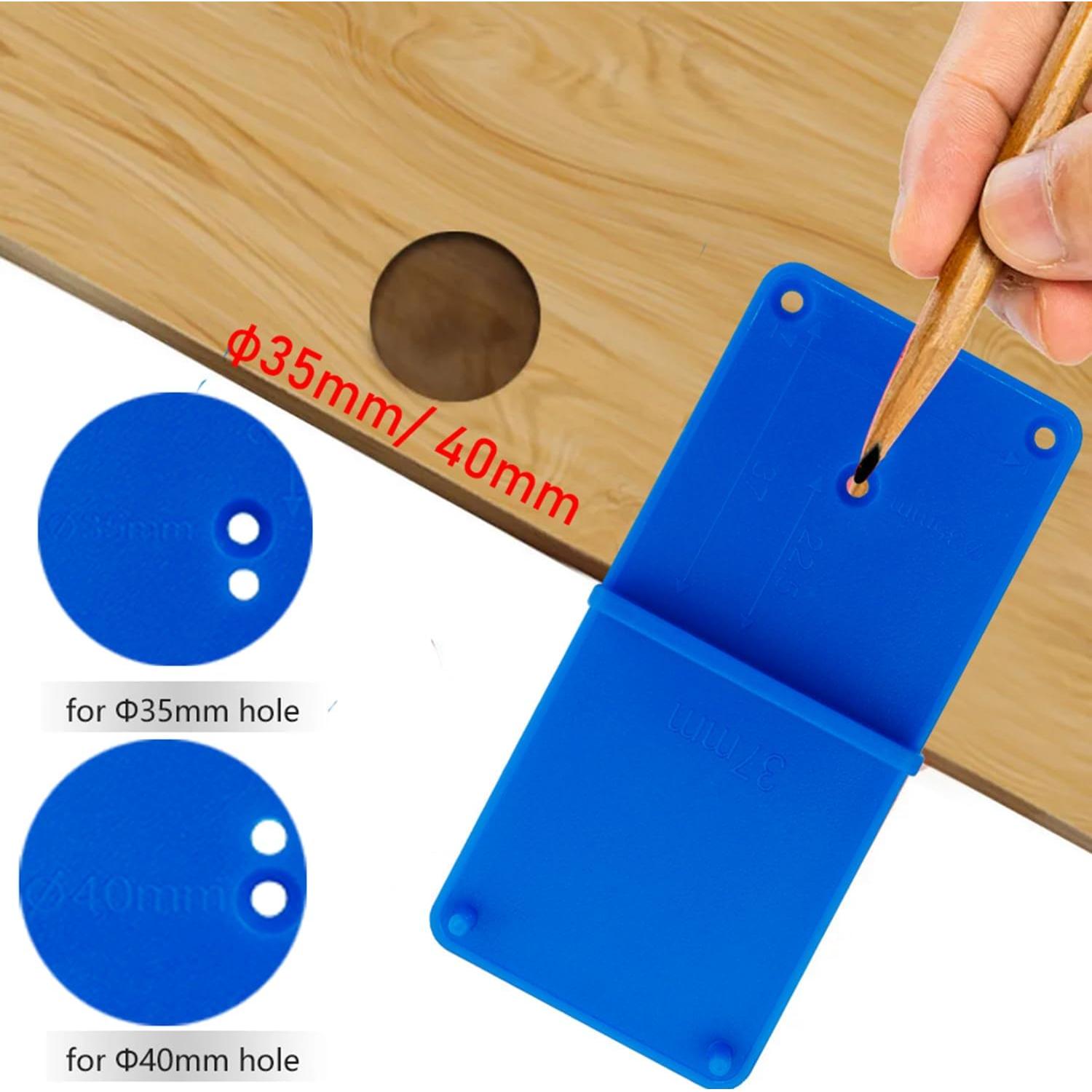 Kit Plantilla de Taladrado de Bisagra Oculta 35mm Bestgle