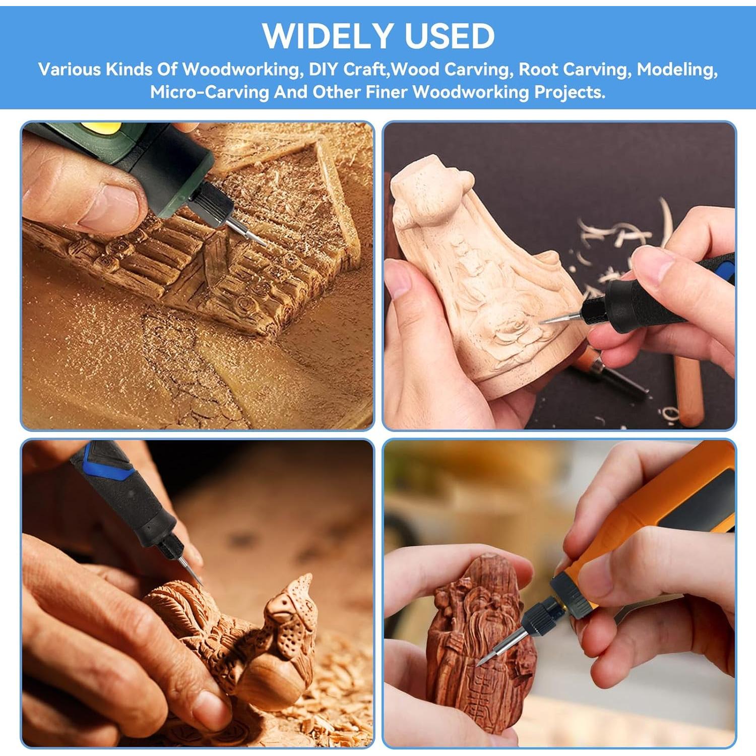 Juego de 6 Brocas para Tallado en Madera CHINA 2-2.6 mm