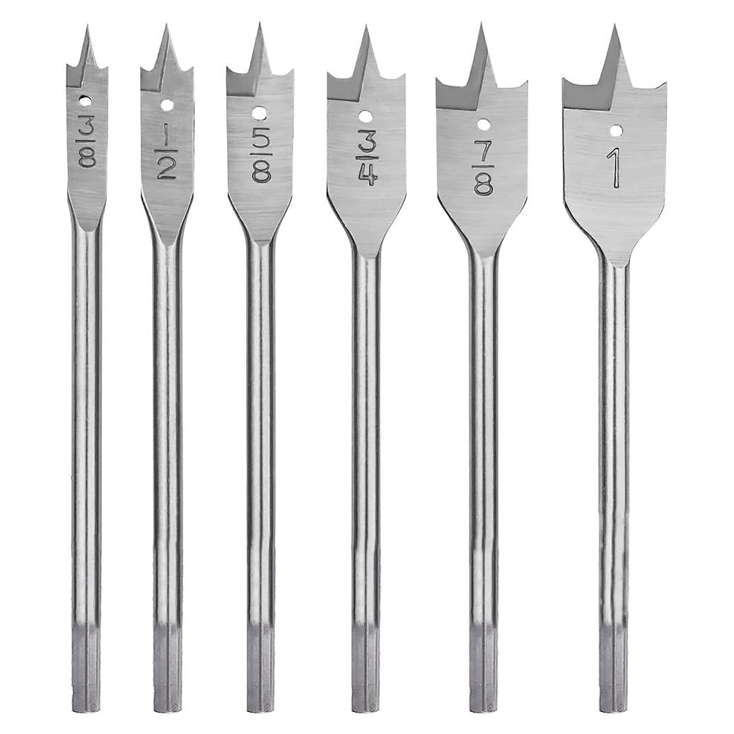 Juego de Brocas de Espada 6 Piezas Kigauru Acero Carbono