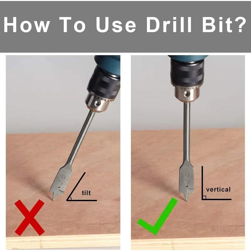 Juego de Brocas de Espada 6 Piezas Kigauru Acero Carbono