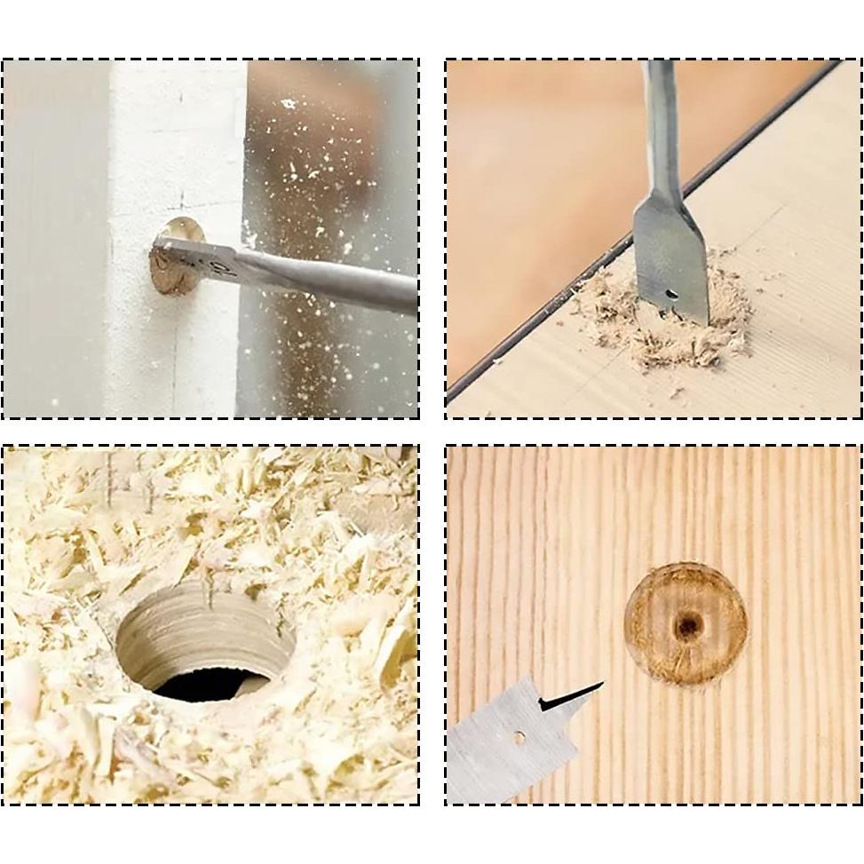 Juego de Brocas de Espada 6 Piezas Kigauru Acero Carbono