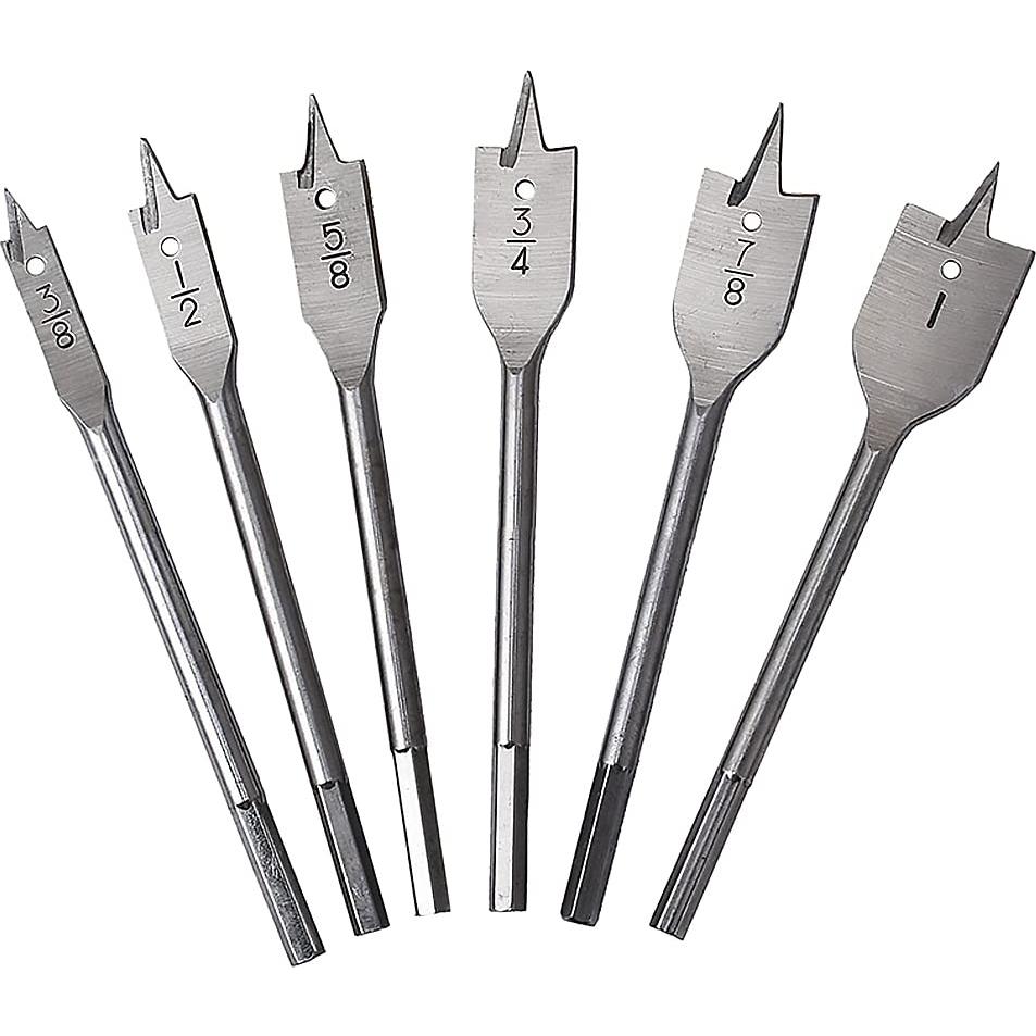 Juego de Brocas de Espada 6 Piezas Kigauru Acero Carbono