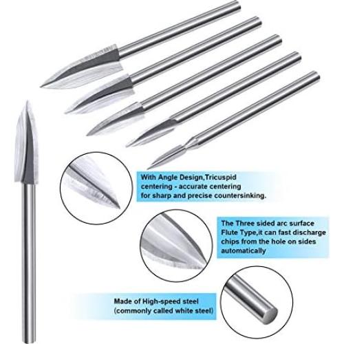 Set de 15 Bits de Tallado en Madera Honoson - Acero HSS