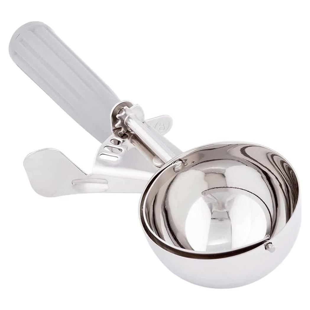 Cucharón de Porción 113g Acero Inoxidable con Liberación por Gatillo