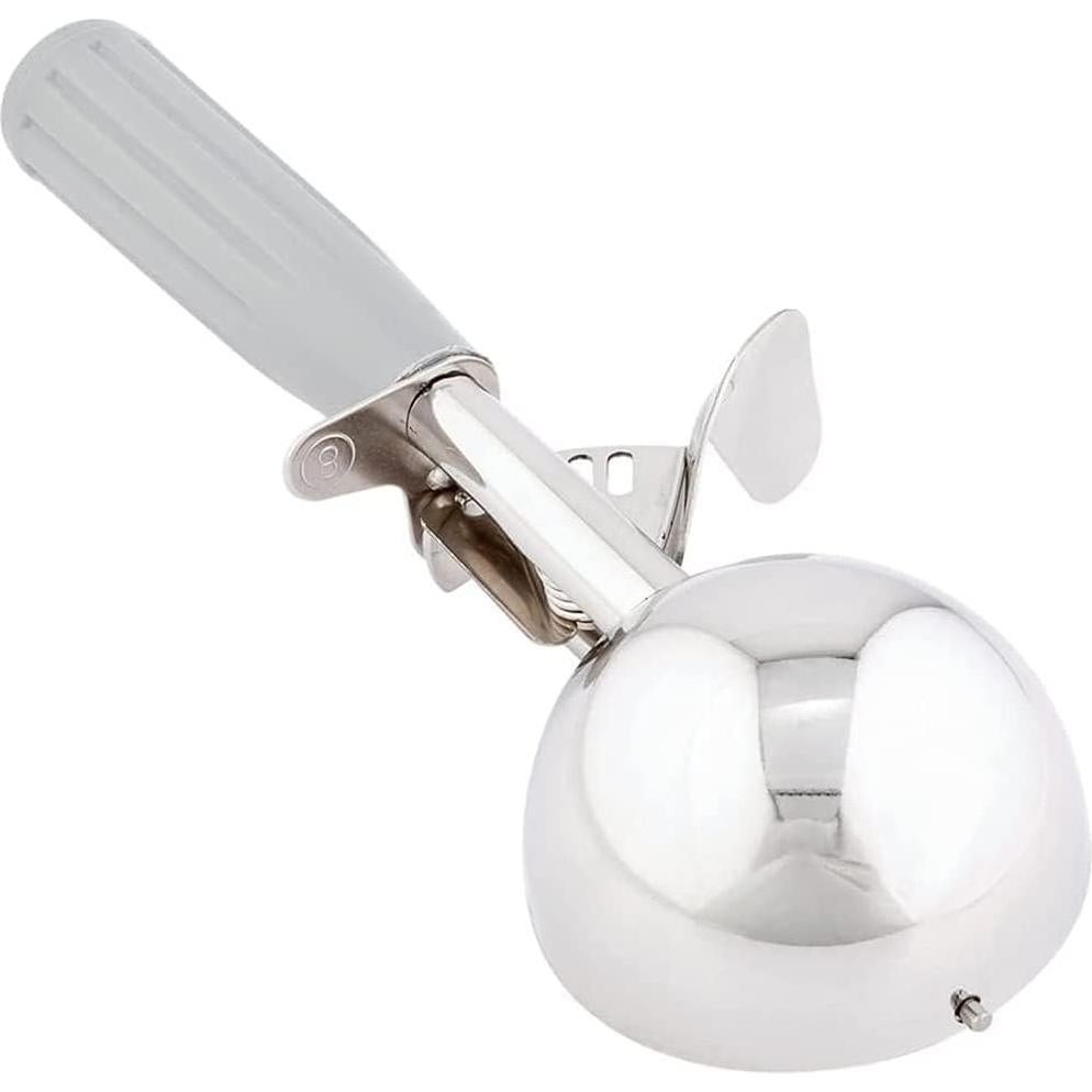 Cucharón de Porción 113g Acero Inoxidable con Liberación por Gatillo