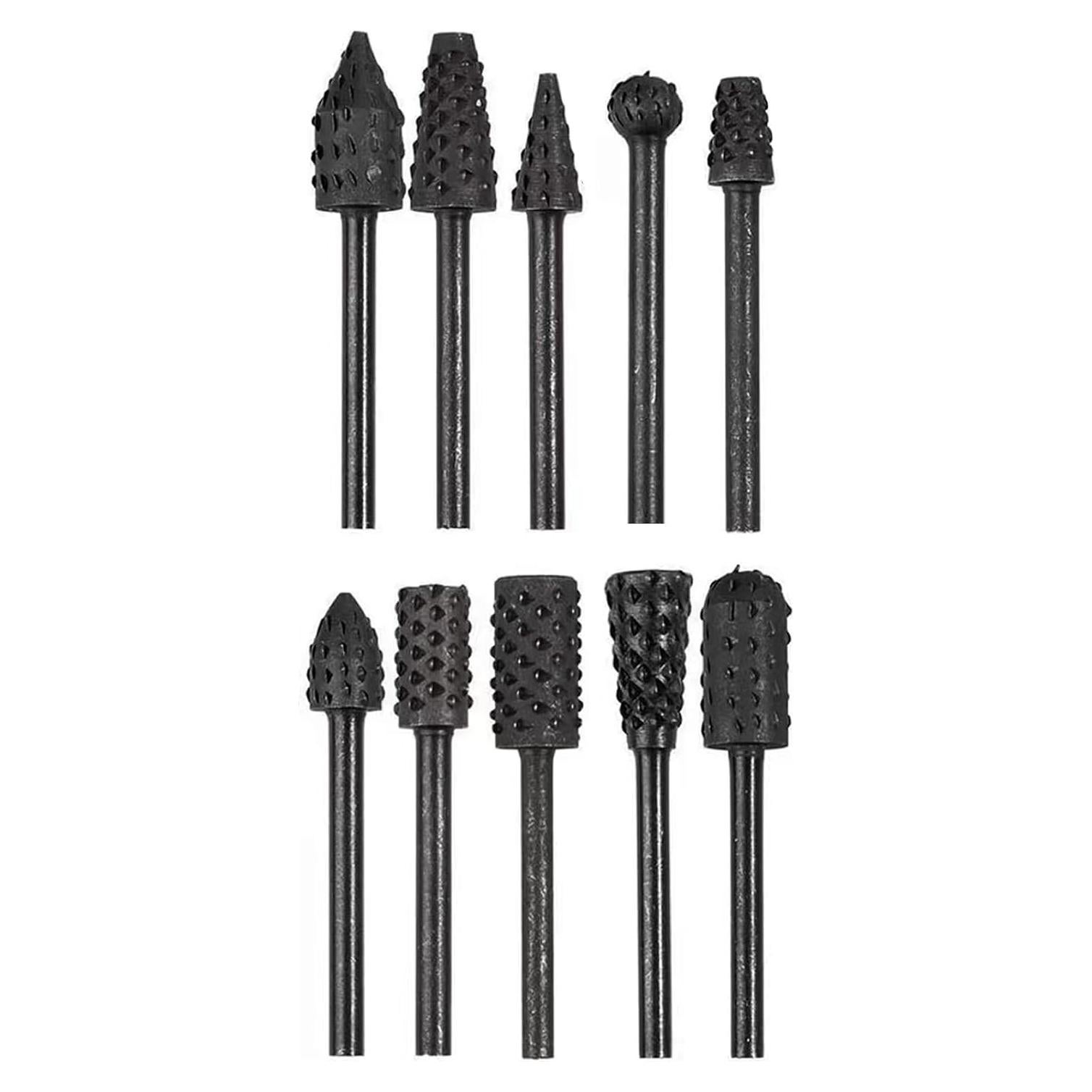 Set de 10 Bits de Carving Uayeatye para Carpintería 3mm