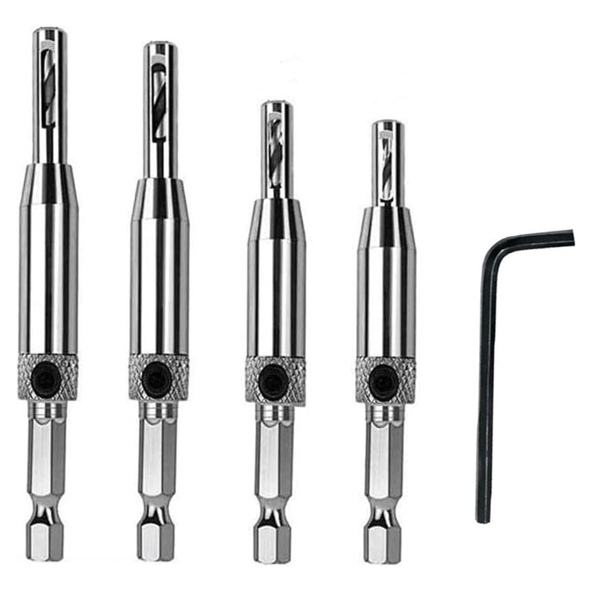 Juego de Brocas Autocentrantes Tiplusta 4 Piezas 1.98-4.37 mm