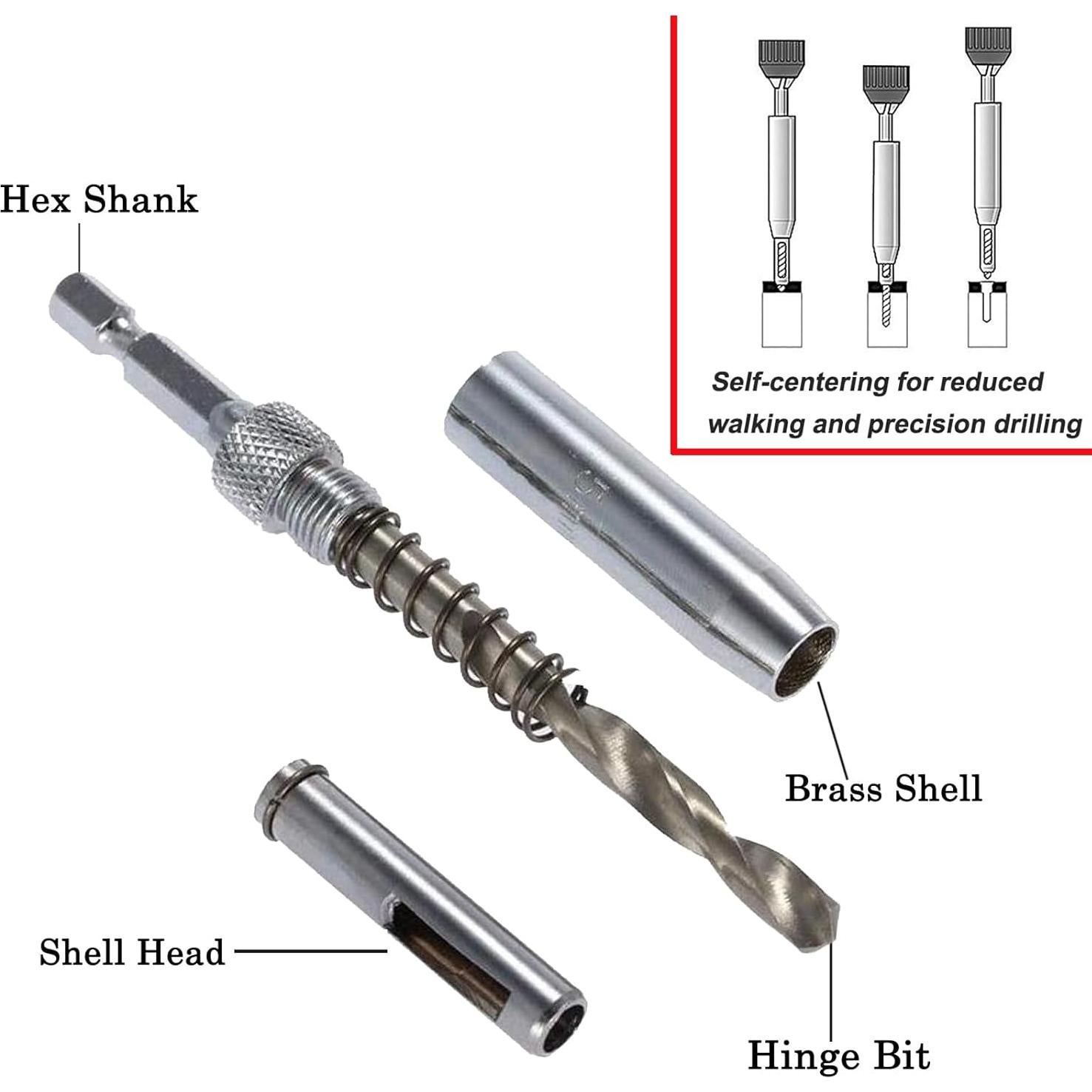 Juego de Brocas Autocentrantes Tiplusta 4 Piezas 1.98-4.37 mm