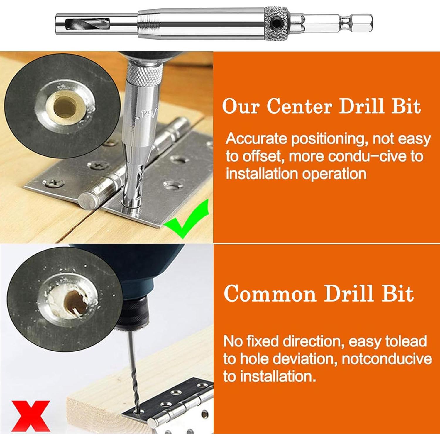 Juego de Brocas Autocentrantes Tiplusta 4 Piezas 1.98-4.37 mm