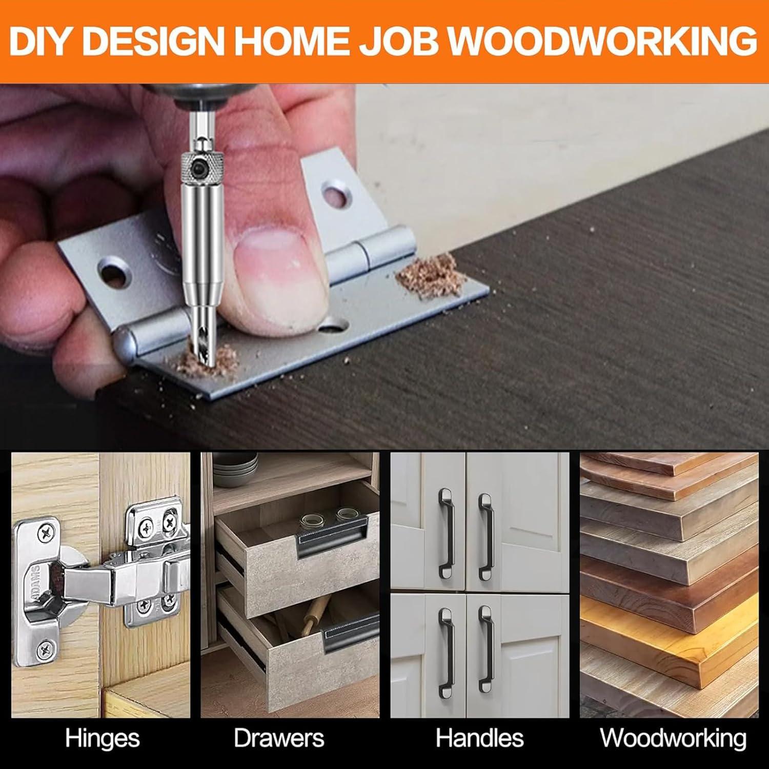 Juego de Brocas Autocentrantes Tiplusta 4 Piezas 1.98-4.37 mm