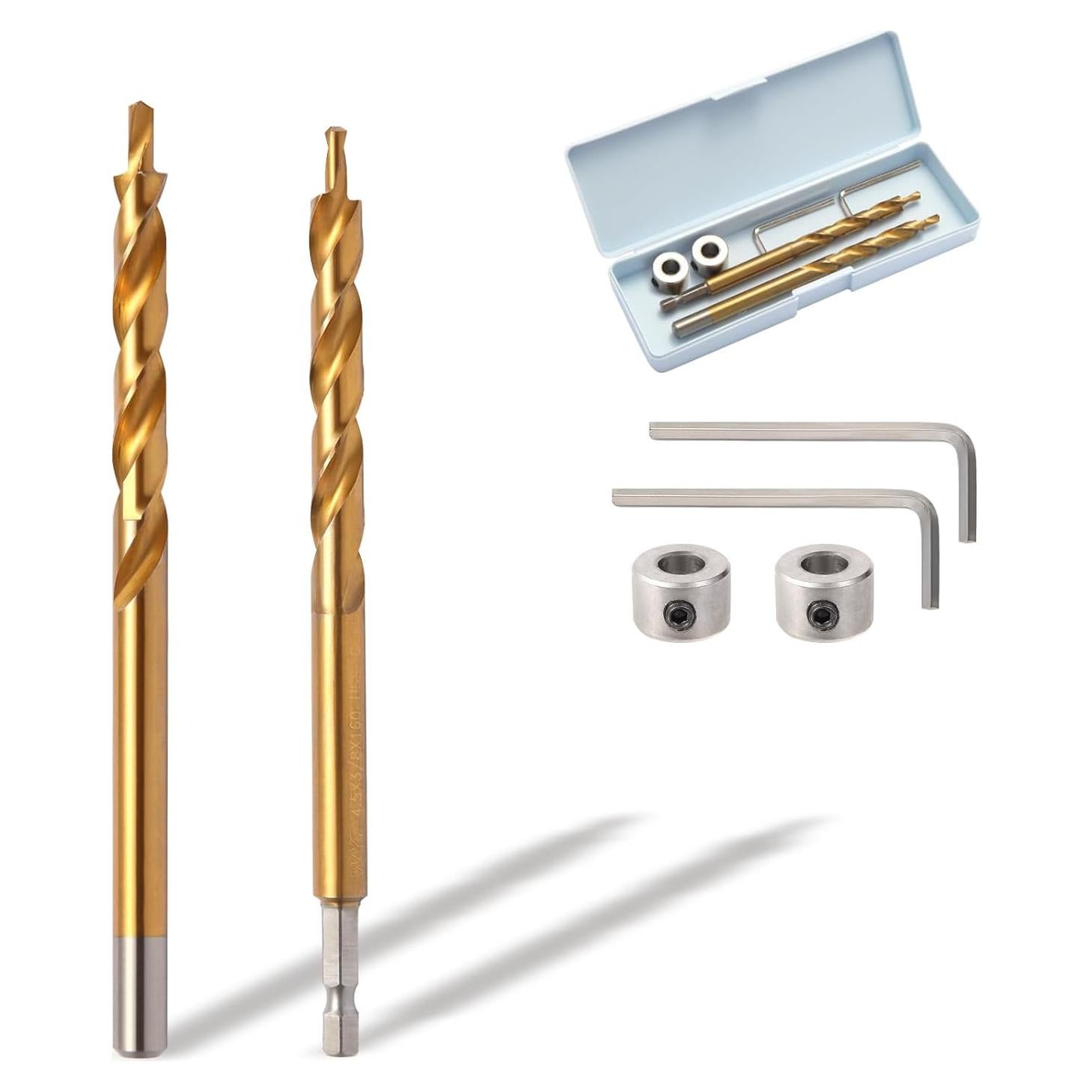 Broca de Escalera 3/8" Kosmi con Mango Hexagonal y Anillo de Parada