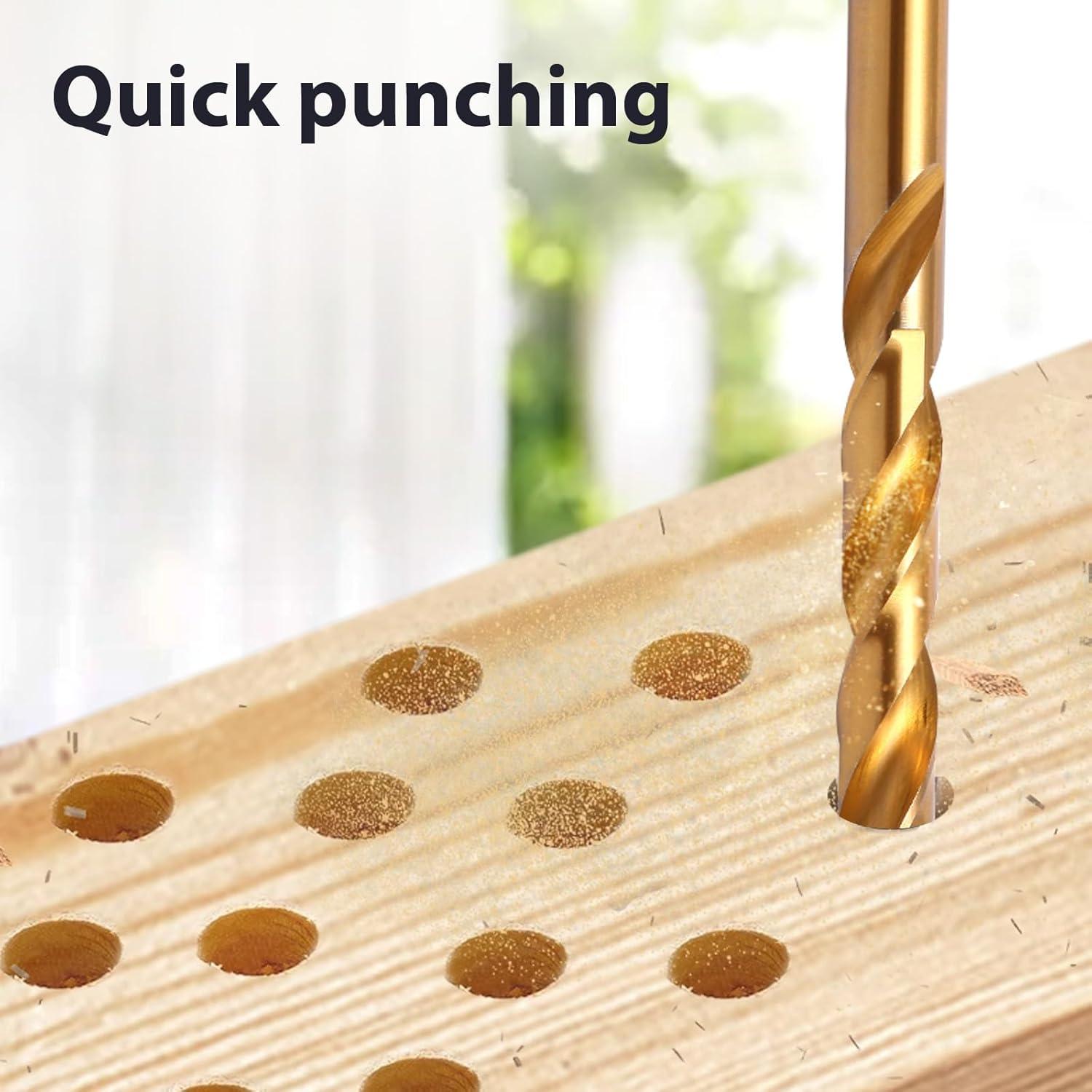 Broca de Escalera 3/8" Kosmi con Mango Hexagonal y Anillo de Parada