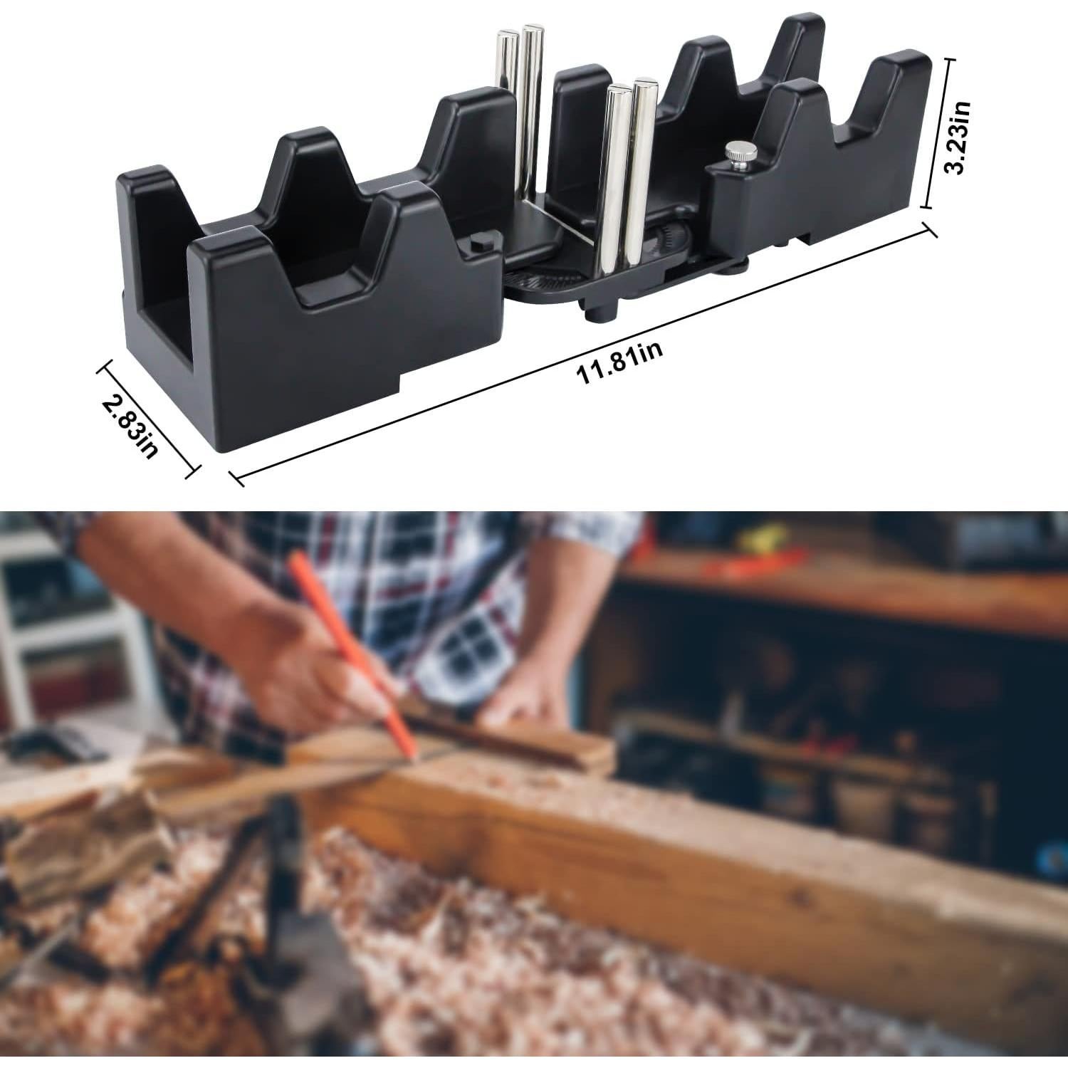 Herramienta de Corte y Medición de Inglete 2-en-1 CJWDZ 85°-180°