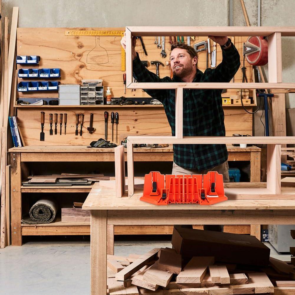 Caja de Sierra Ingletadora Joyzan 15x11cm Corte Preciso