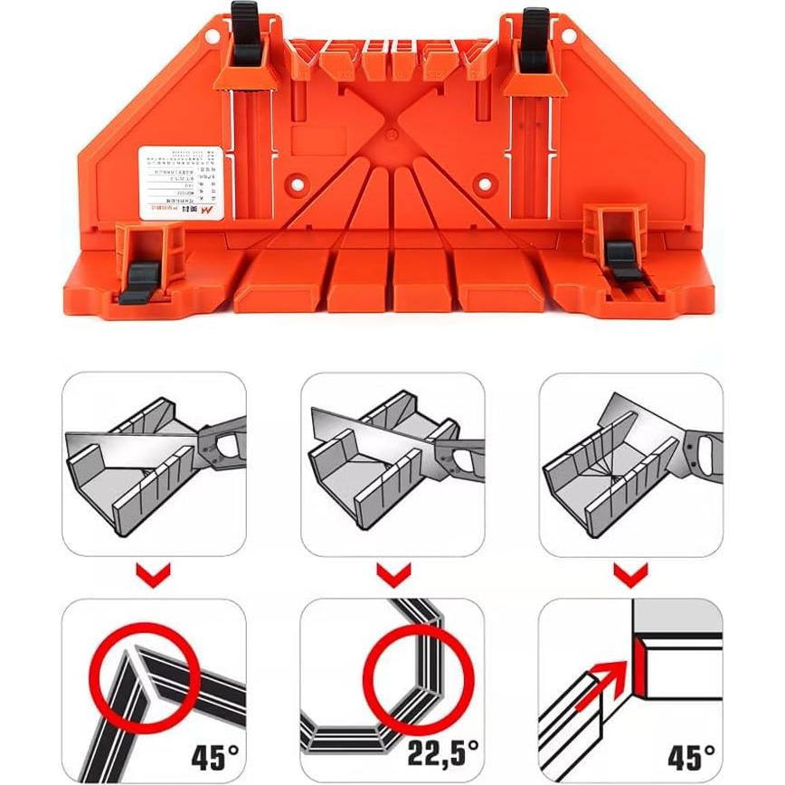 Caja de Sierra Ingletadora Joyzan 15x11cm Corte Preciso
