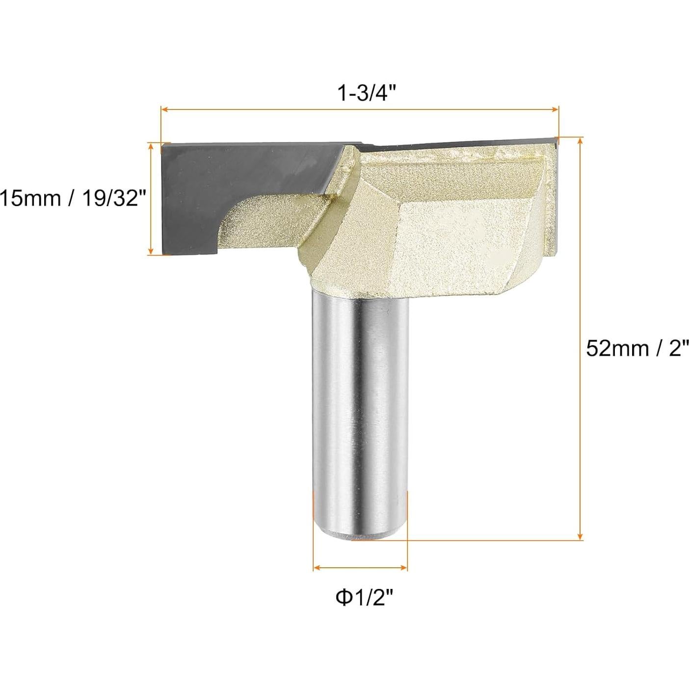 Fresa de limpieza inferior HARFINGTON 4.45 cm x 1.27 cm de carburo