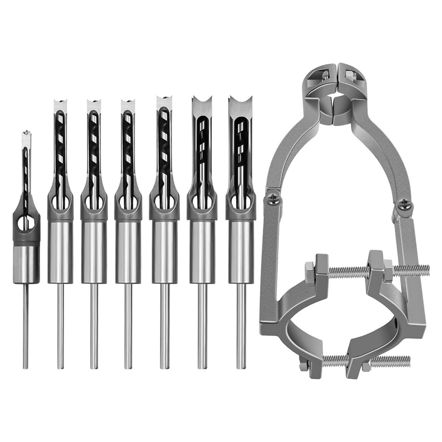 Juego de Brocas Cuadradas Newbounce 7 Piezas Acero HRC48-50