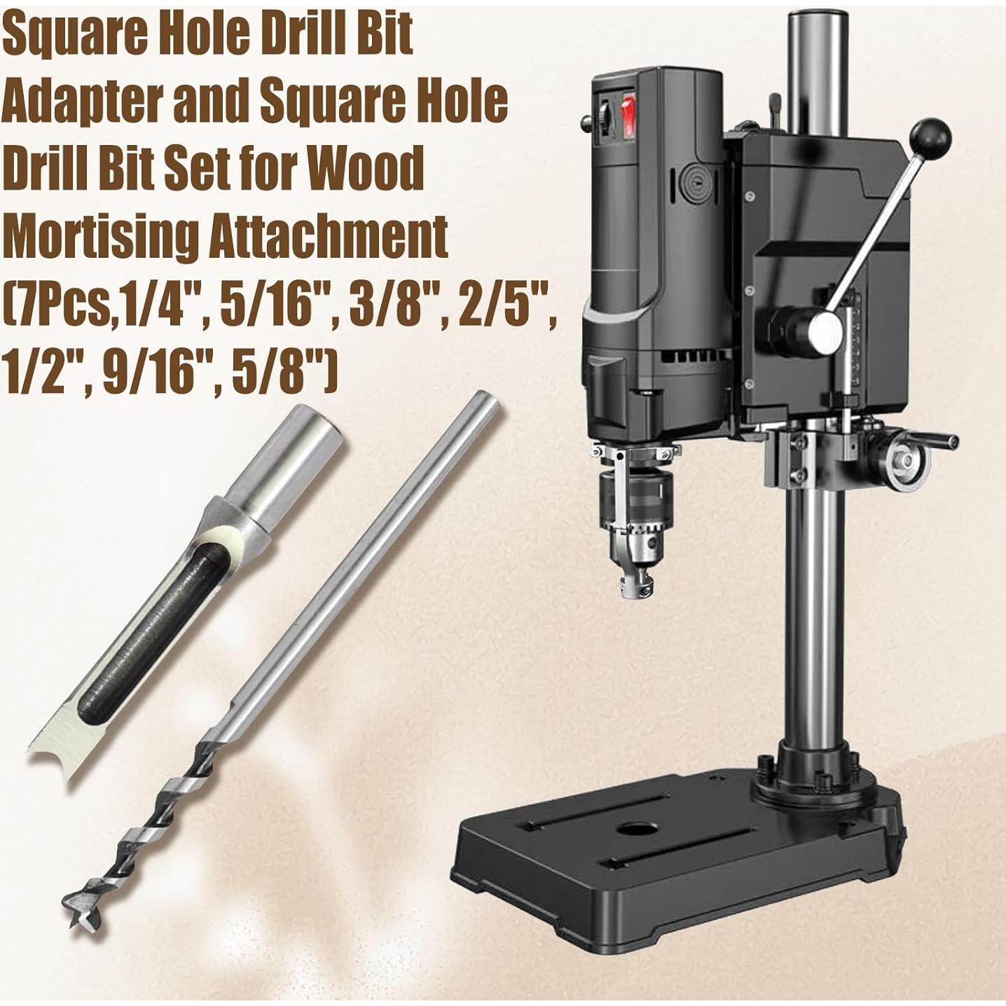 Juego de Brocas Cuadradas Newbounce 7 Piezas Acero HRC48-50