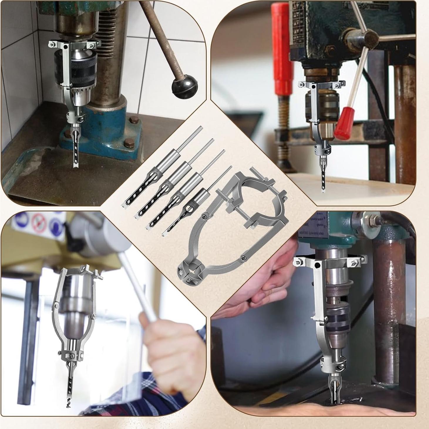 Juego de Brocas Cuadradas Newbounce 7 Piezas Acero HRC48-50