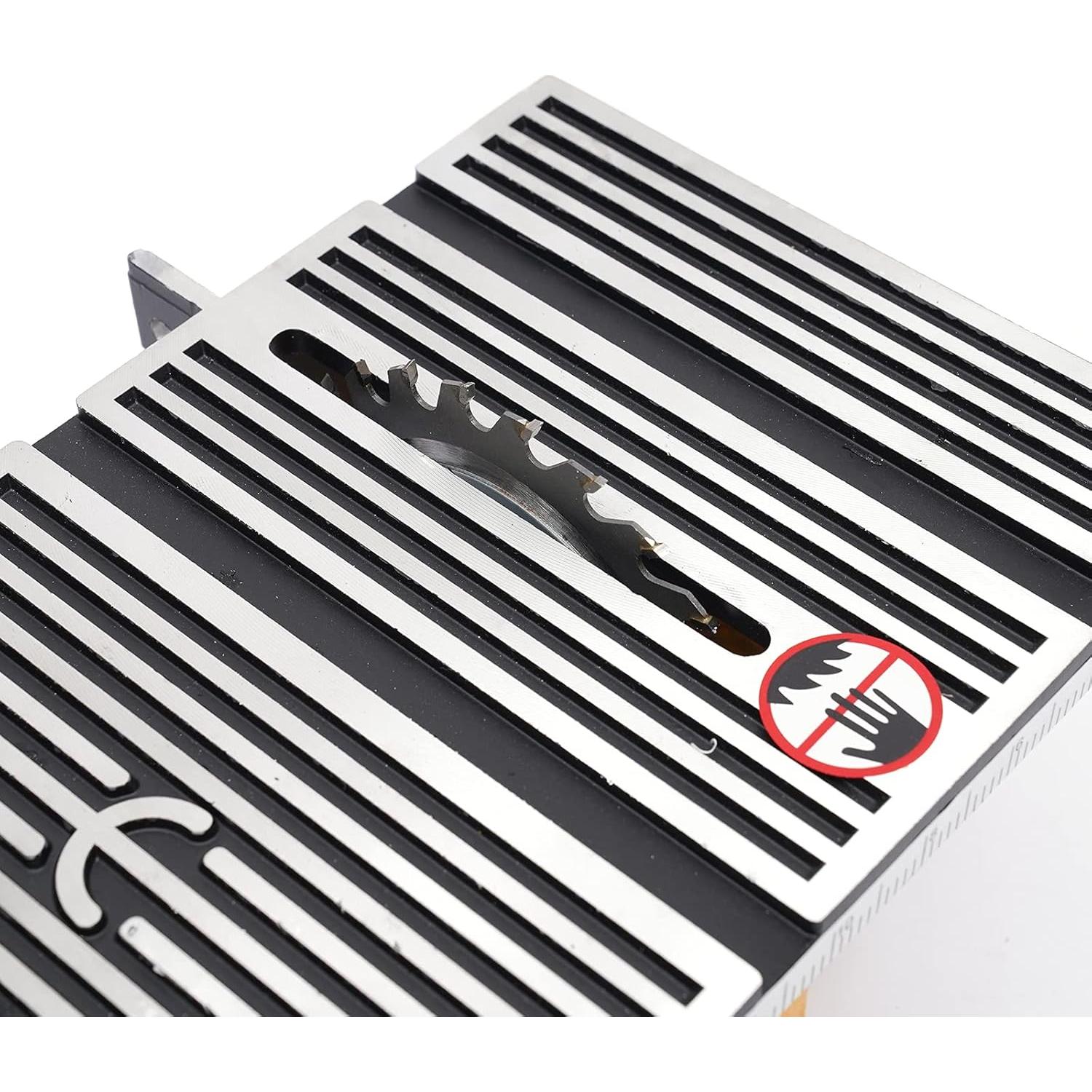 Sierra de Mesa Mini CNCEST 100mm 90W para Corte de Madera y Vidrio