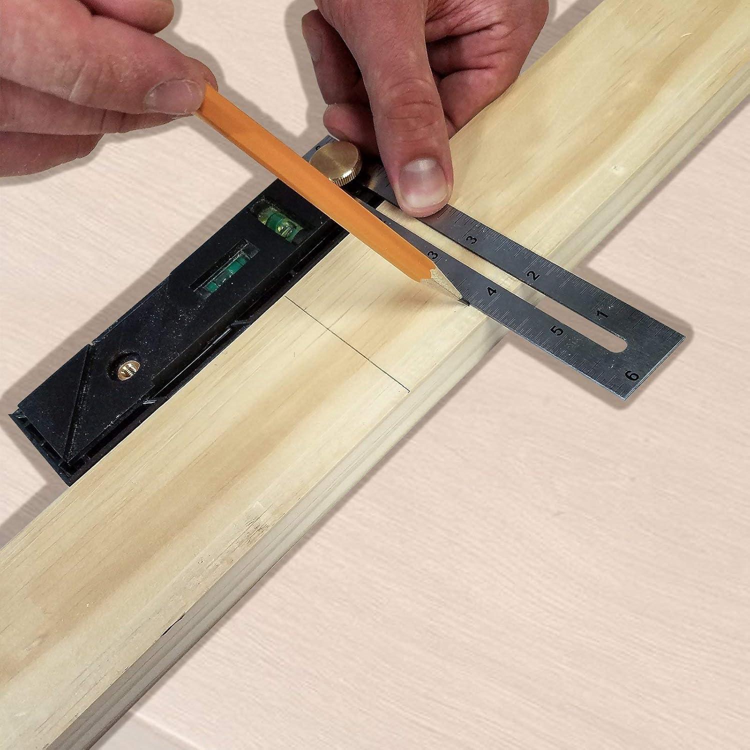 Herramienta Multiusos Milescraft 8406 Exactor 9 en 1 para Carpintería