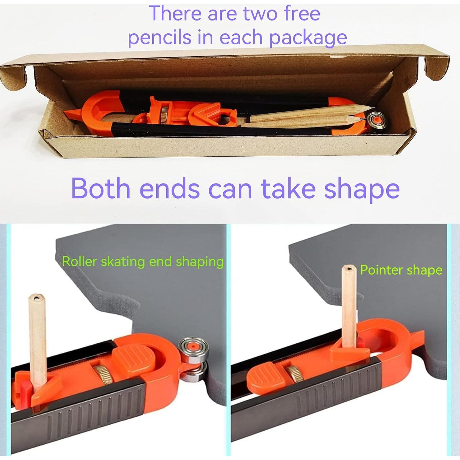 Herramienta de Scribe Ajustable Cooswai para Carpintería 25cm