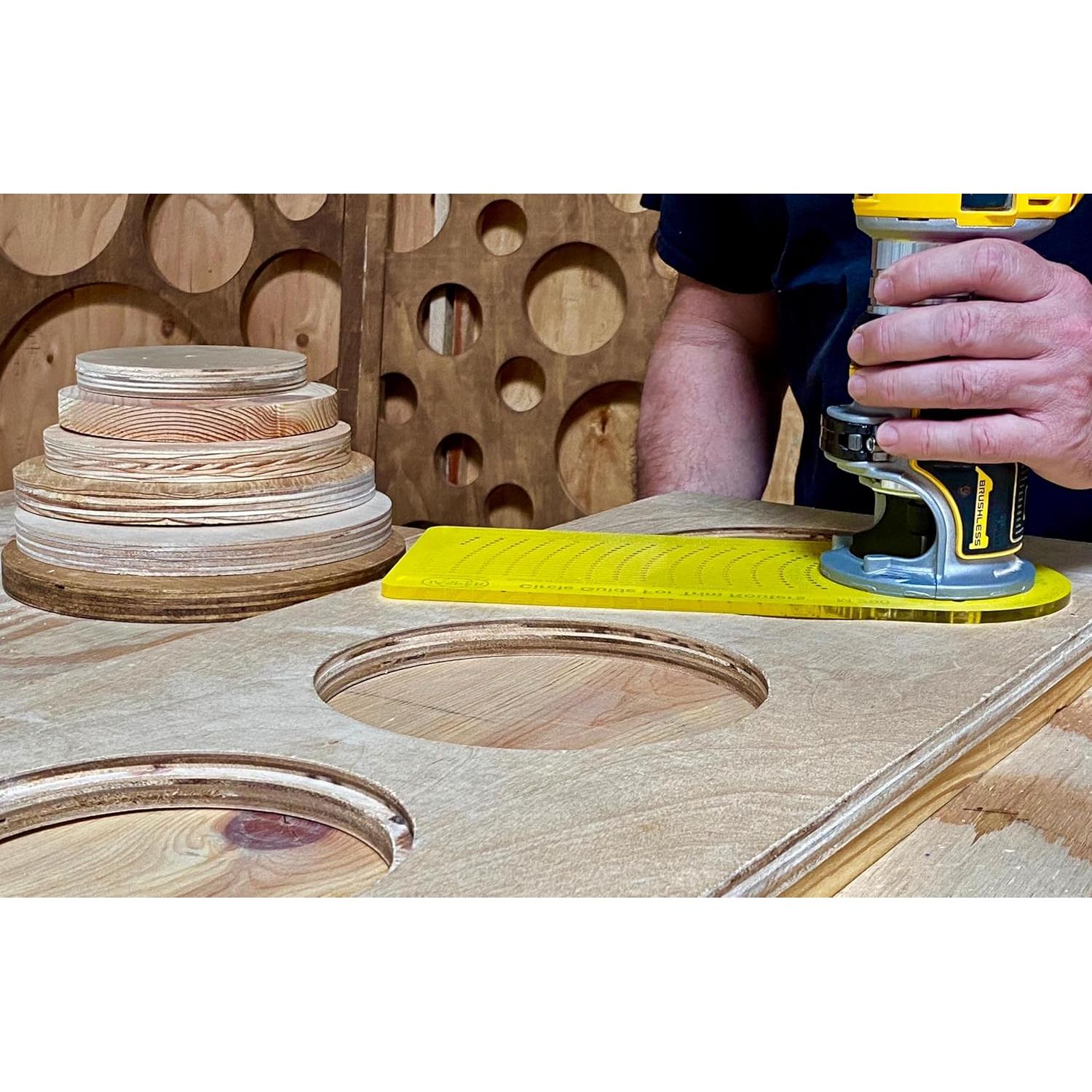 Plantilla de Corte Circular Jasper 290 - Precisión 268 Círculos 3.81 a 46.04 cm