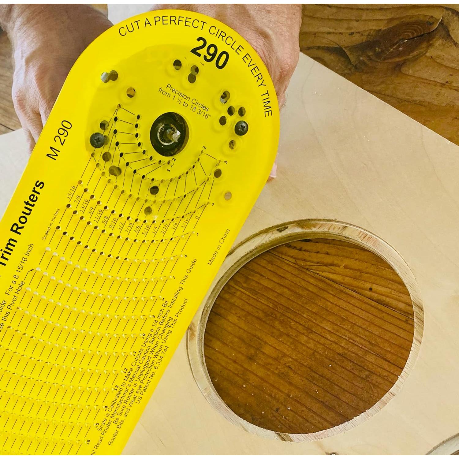 Plantilla de Corte Circular Jasper 290 - Precisión 268 Círculos 3.81 a 46.04 cm