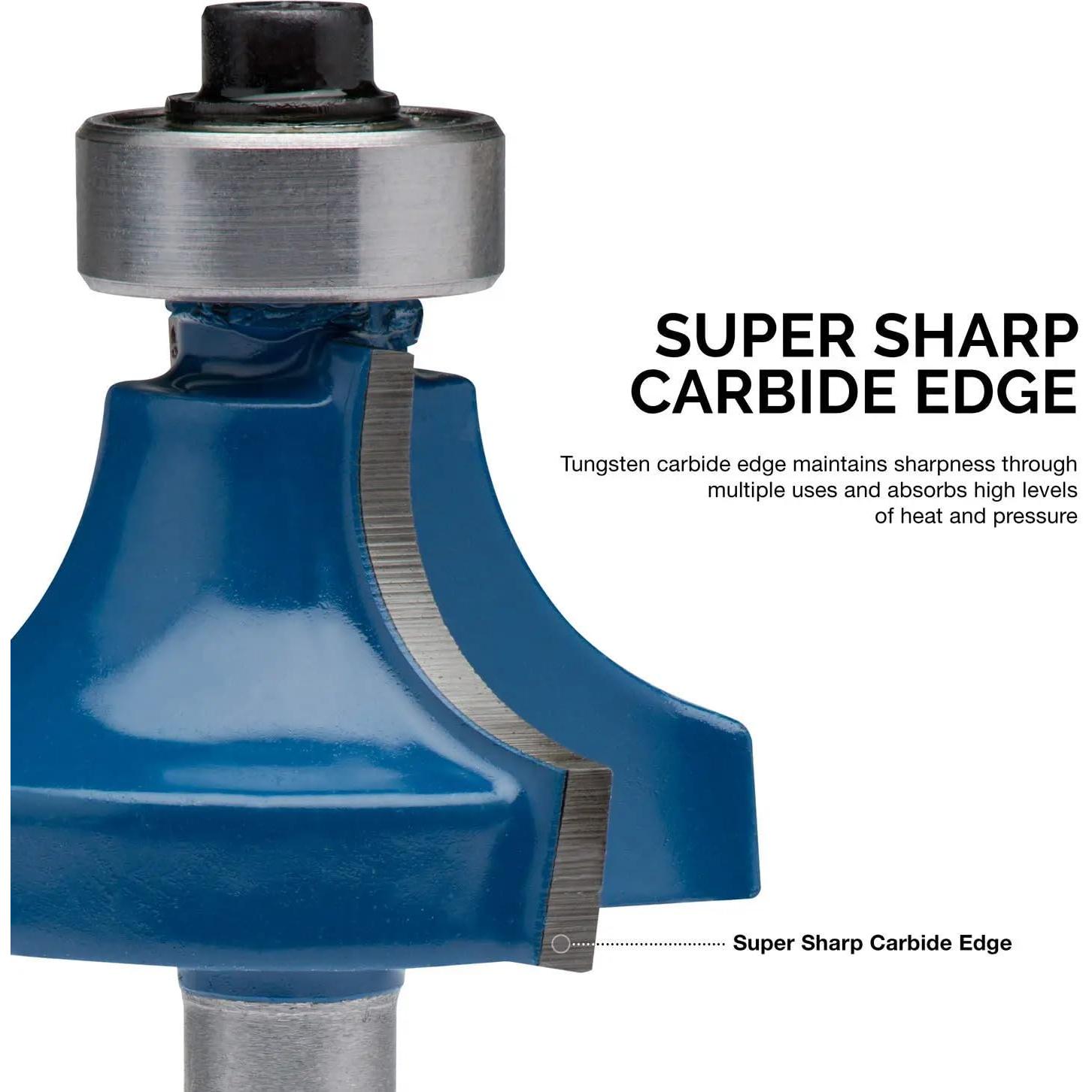 Juego de Brocas de Router HILTEX 10108 de Carburo 24 Piezas