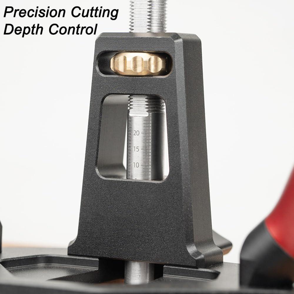 Planeador de Router ViewReal 30 mm Ajuste Profundidad Manual