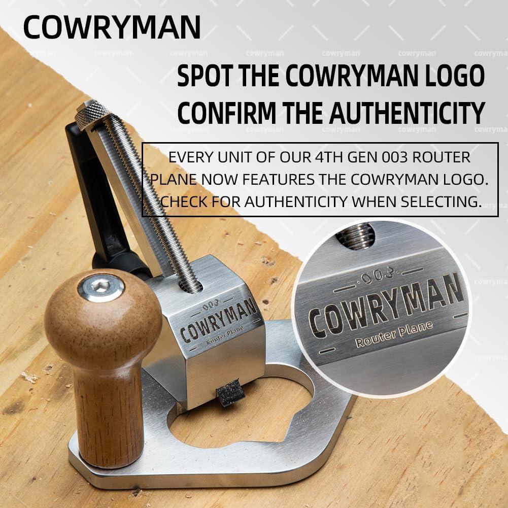 Router Plane Manual Cowryman 003 - Acero Inoxidable 0.55kg