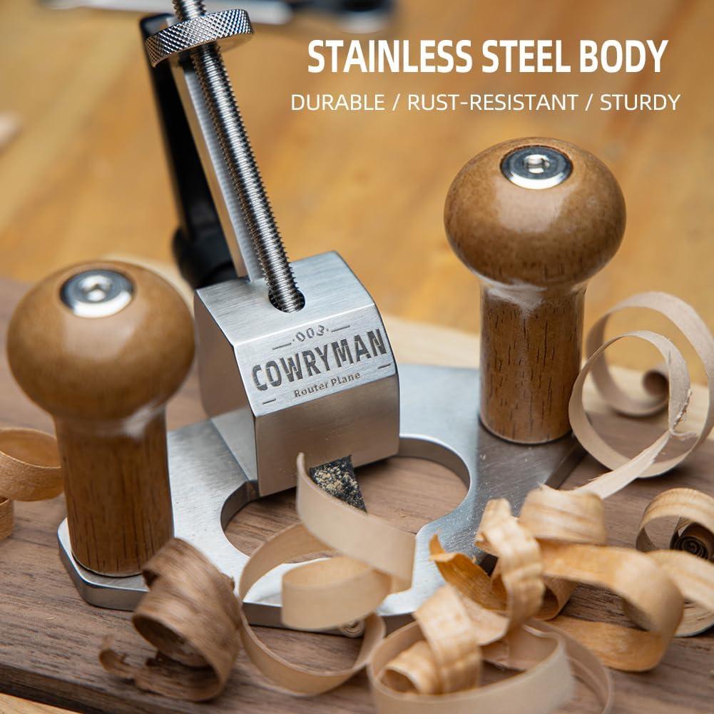 Router Plane Manual Cowryman 003 - Acero Inoxidable 0.55kg