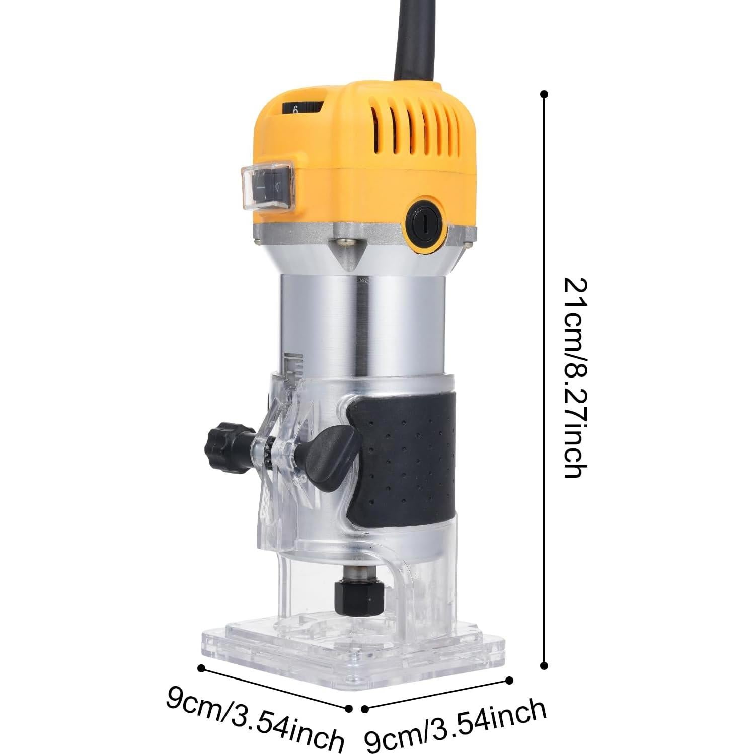 Fresadora de Madera VISLONE 800W 30000 RPM 6 Velocidades