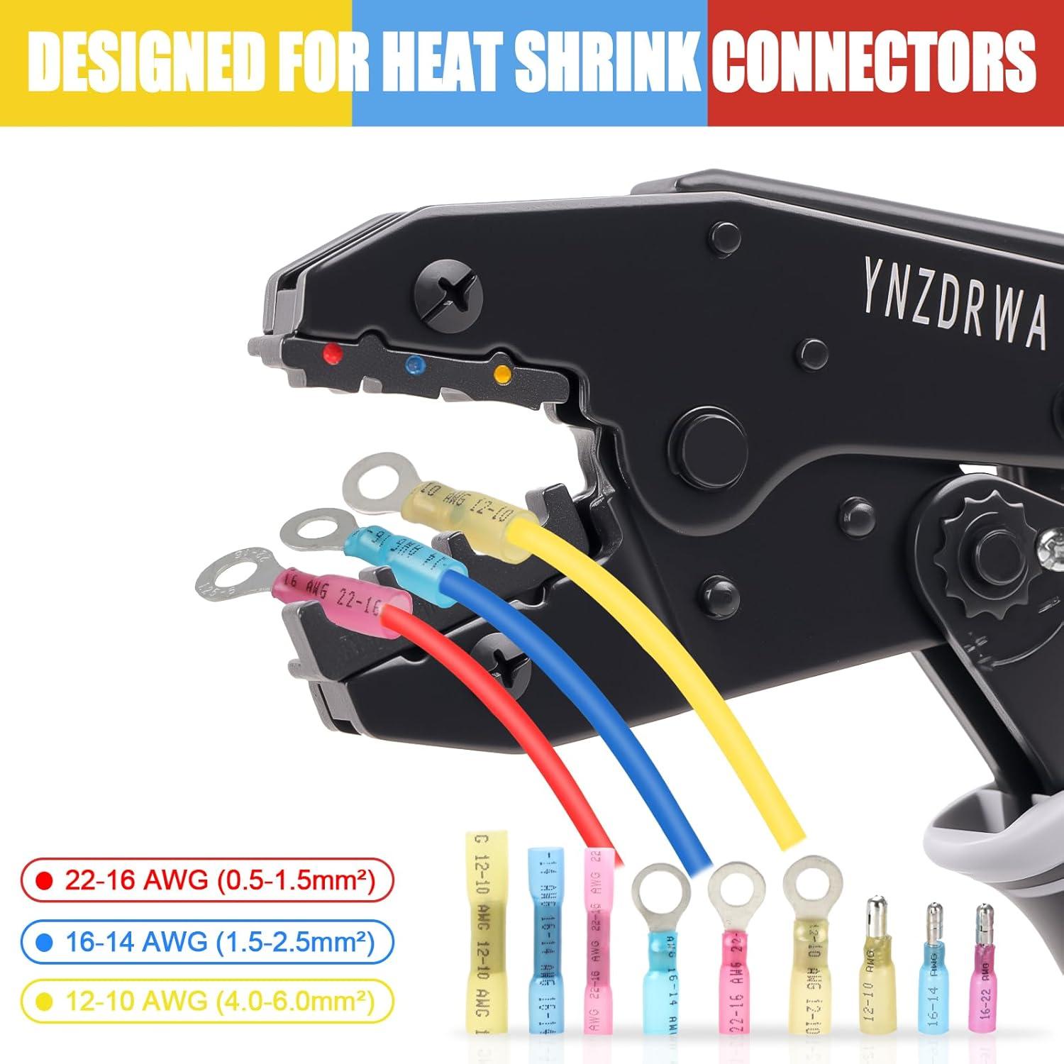 Herramienta de Crimpado YNZDRWA para Conectores Termorretráctiles