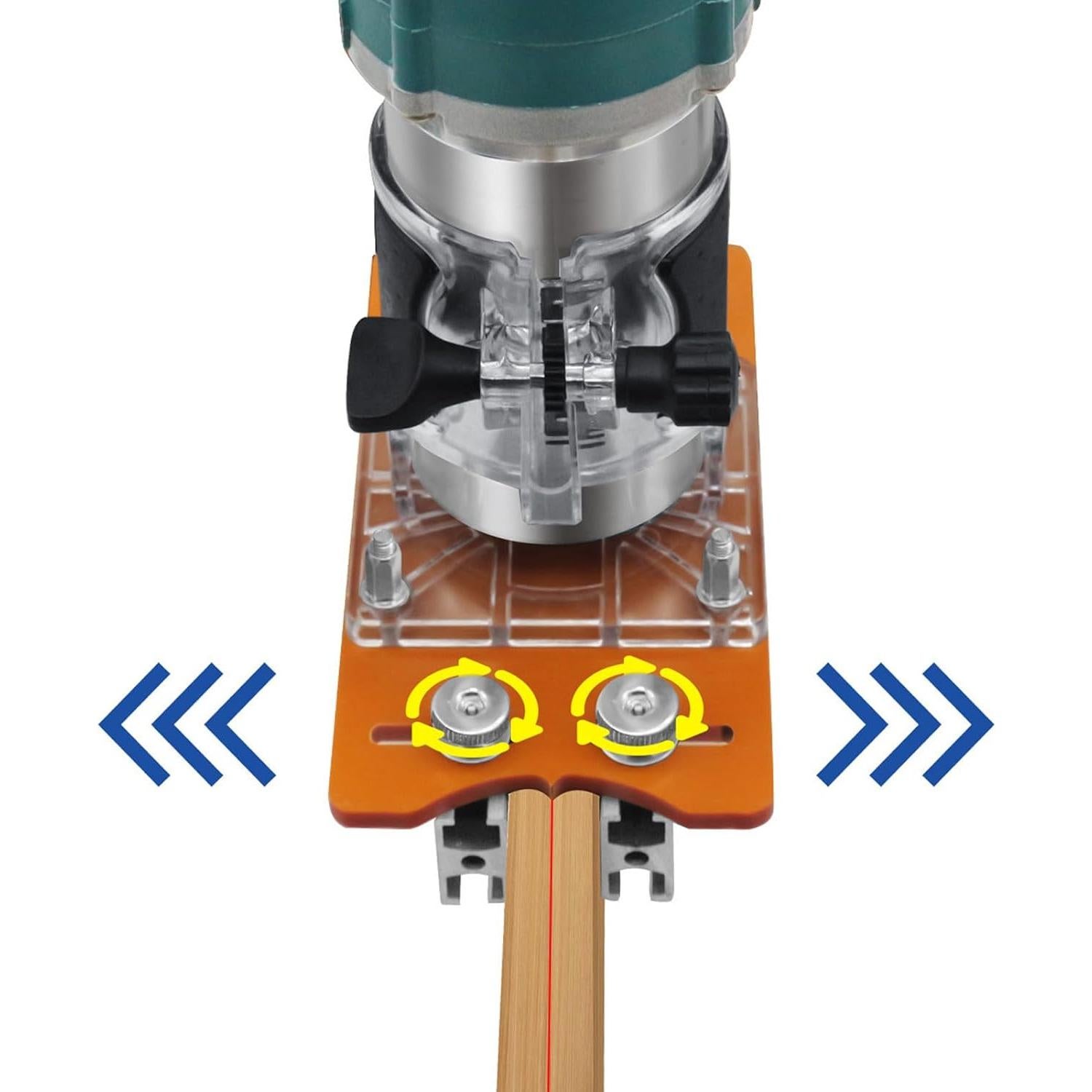 Base de Router Compacto Dpofirs 2-en-1 para Madera 0-5cm