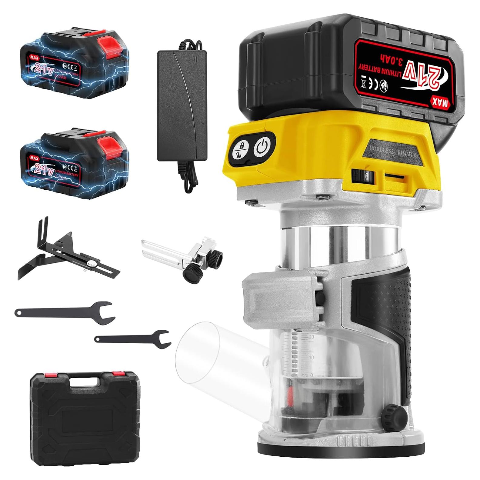 Router Inalámbrico Aslsouti 21V con 2 Baterías 3000mAh