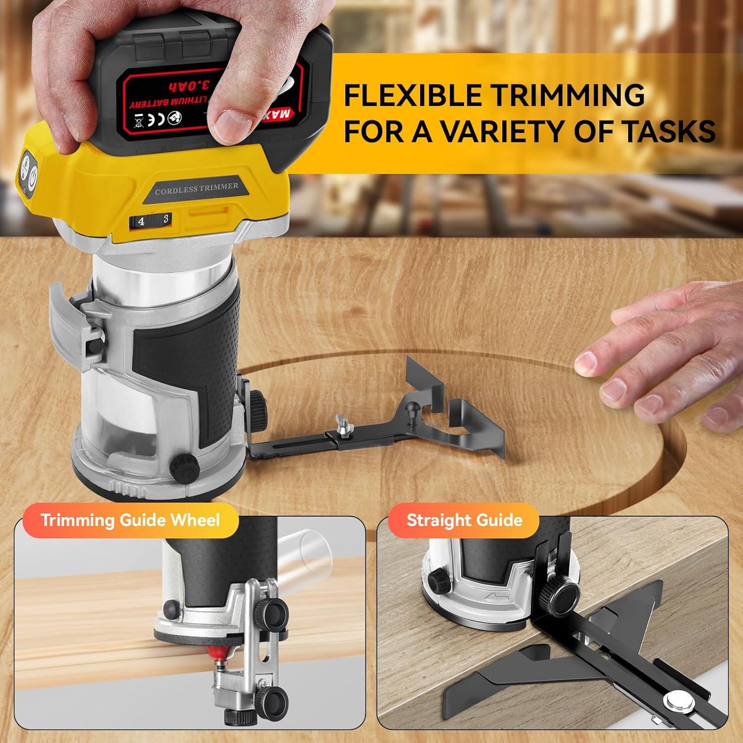 Router Inalámbrico Aslsouti 21V con 2 Baterías 3000mAh