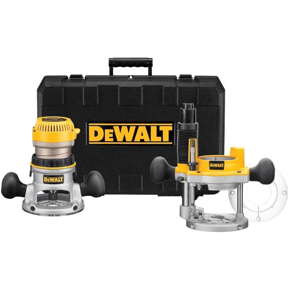 Router DEWALT DW616PK 1.75 HP 11A Base Fija y Plunge