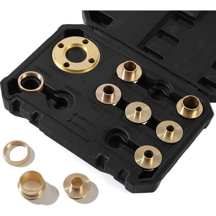 Conjunto de Plantillas para Router Wenzhon - 11 Piezas de Latón