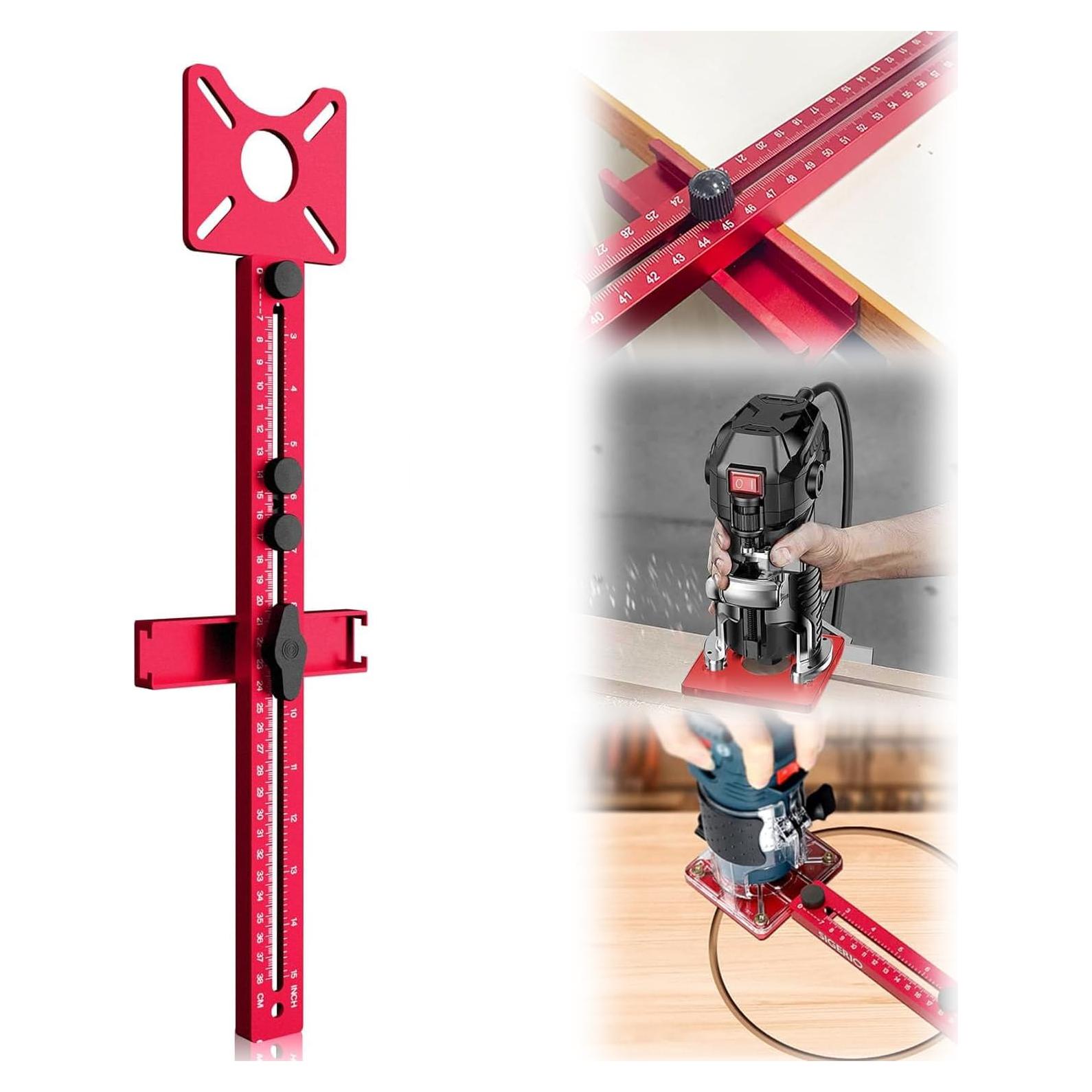 Soporte de Ranura de Fresadora 4 en 1 Xasna - Aluminio Ajustable