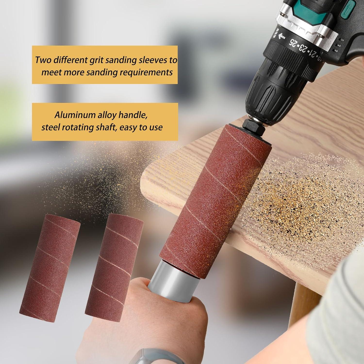 Lijadora de tambor portátil HANPINYUAN 25.91x3.81 cm 0.80 kg