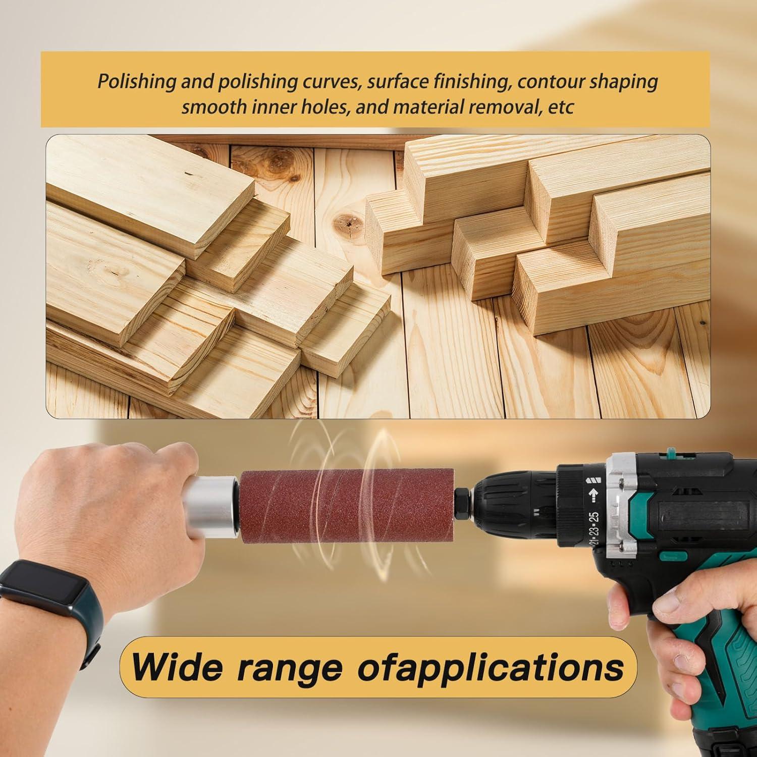 Lijadora de tambor portátil HANPINYUAN 25.91x3.81 cm 0.80 kg