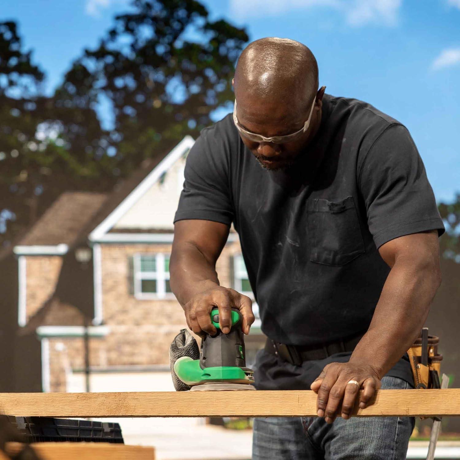 Lijadora Orbital Inalámbrica Metabo HPT 18V 5" con Polvo