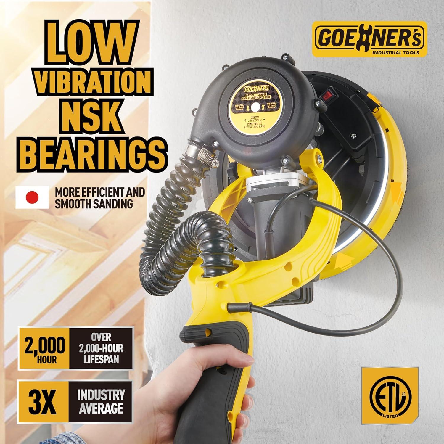 Lijadora Eléctrica ACCUCRAFT DWSR-1601-FD 800W 7 Velocidades