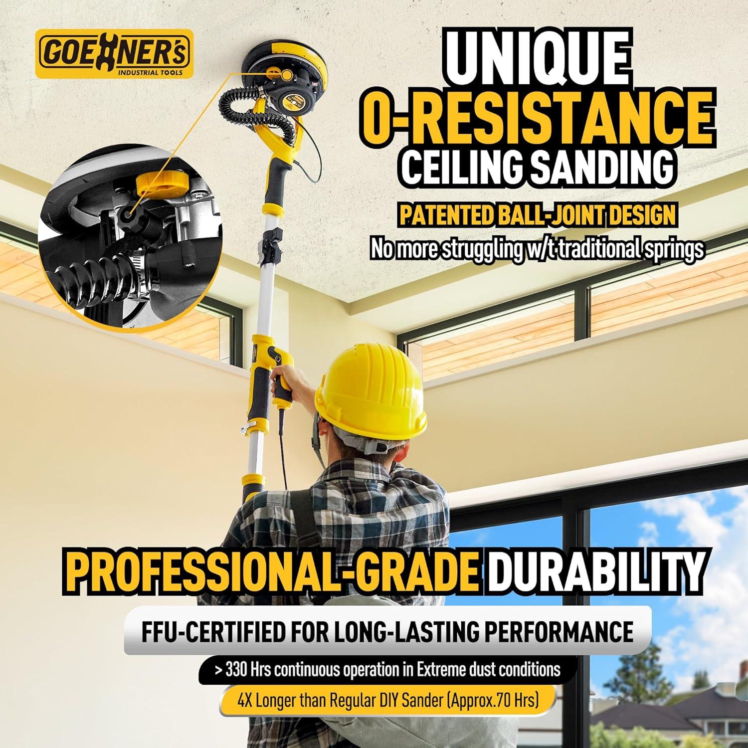 Lijadora Eléctrica ACCUCRAFT DWSR-1601-FD 800W 7 Velocidades