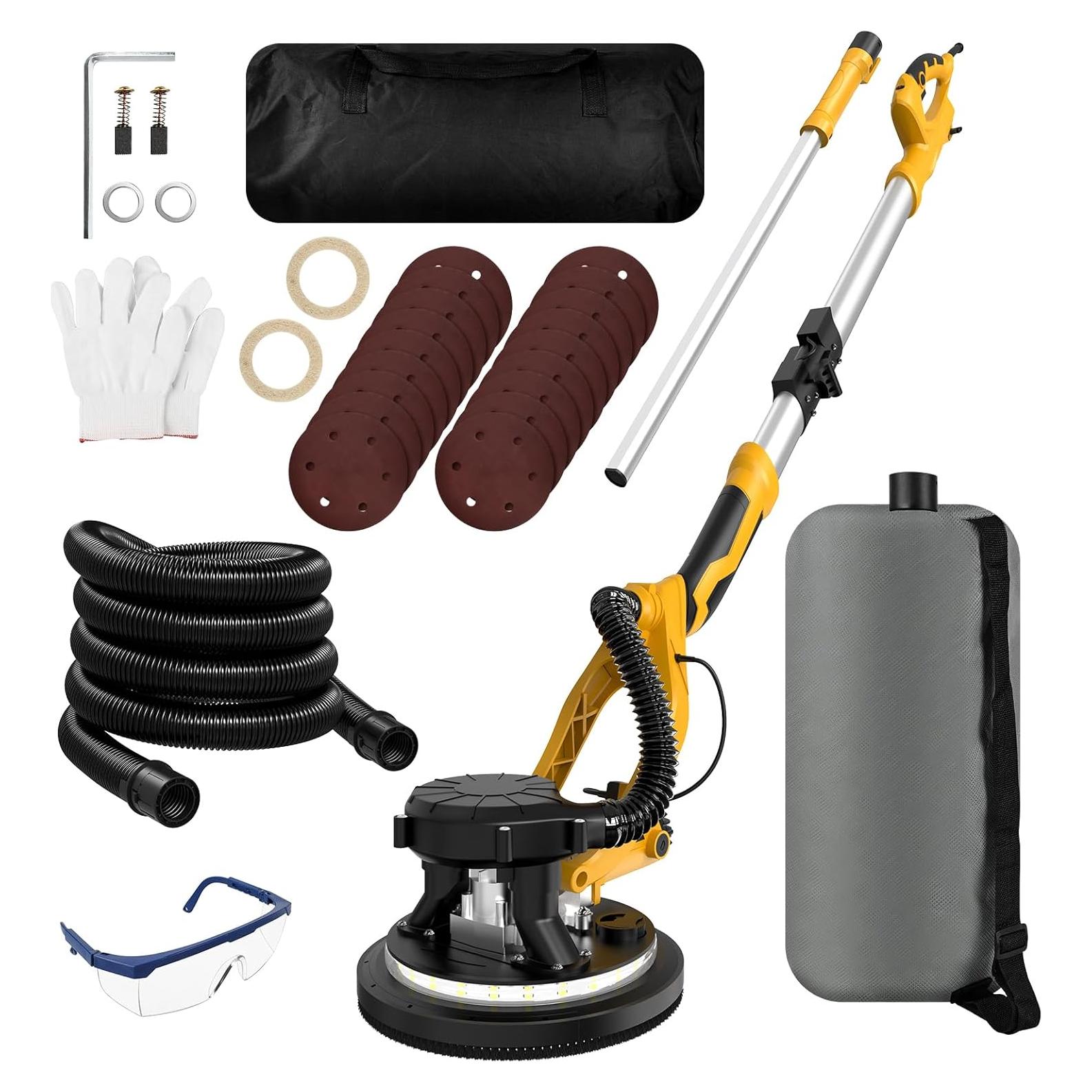 Lijadora de Paneles de Yeso Eléctrica 1250W Bsdonte 5 Velocidades