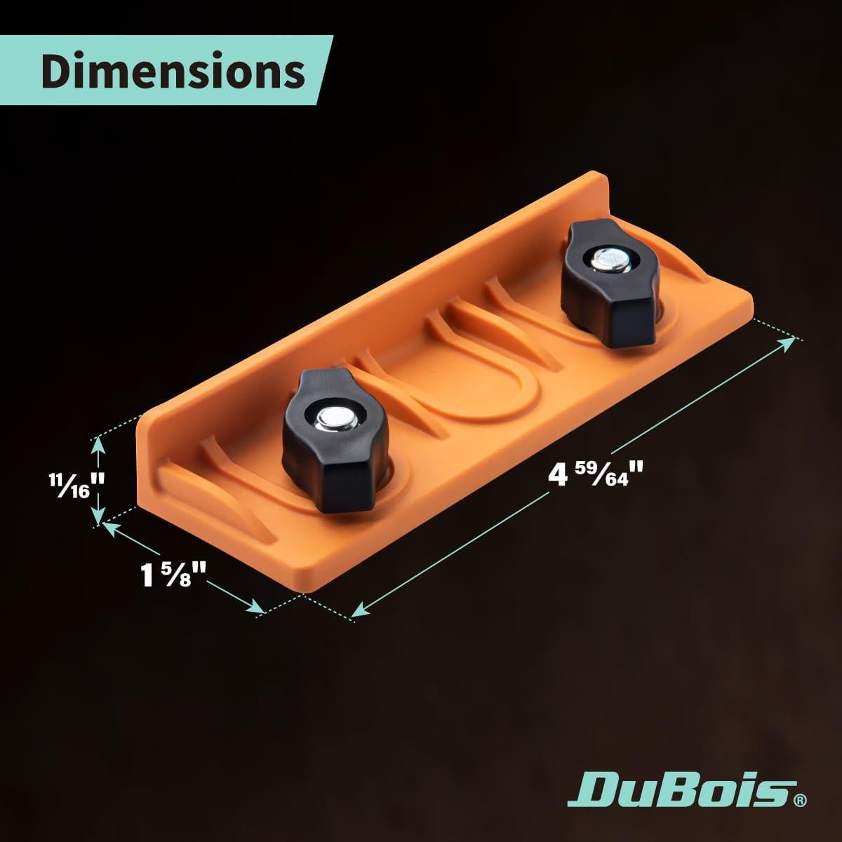 Kit de Parada Larga T-Track DuBois 51054, 2PK, Ajuste Universal