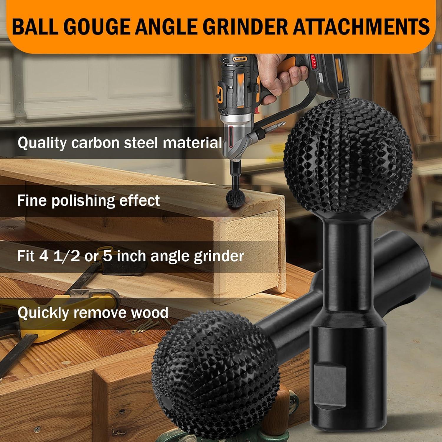 Fresa Rotativa Esférica Firmoath 40 mm para Amoladoras 4.5" y 5"