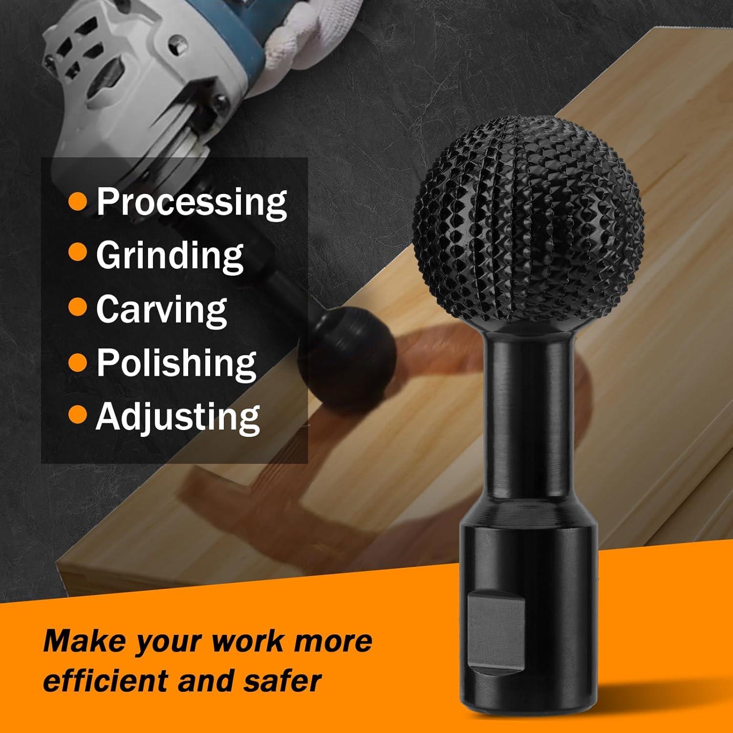 Fresa Rotativa Esférica Firmoath 40 mm para Amoladoras 4.5" y 5"