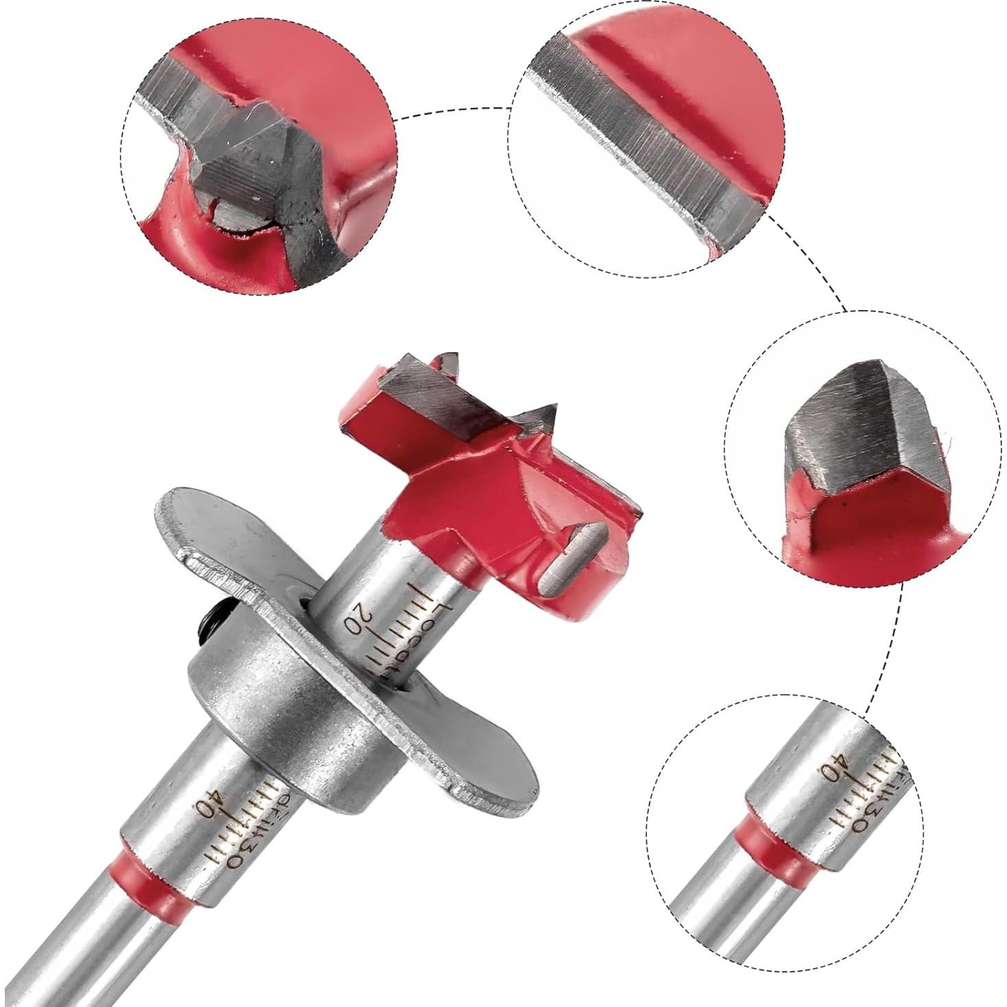 Juego de Brocas Forstner 5 Pcs Speedy Racing 15-35mm